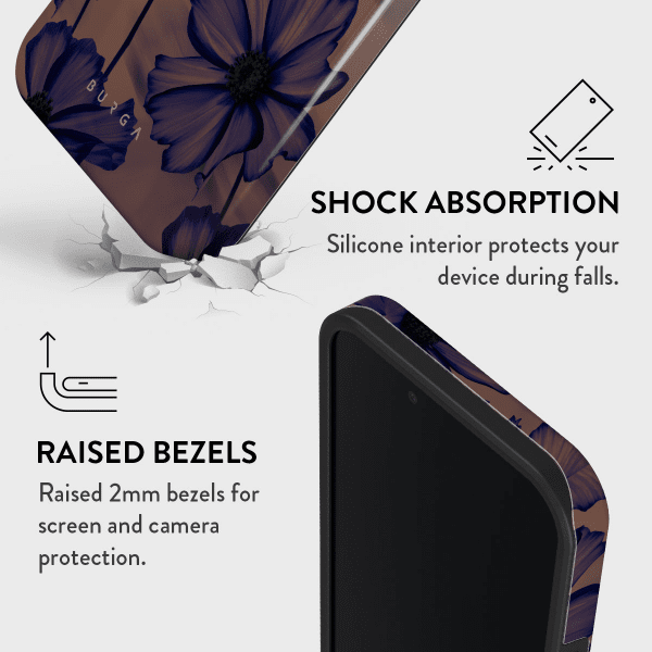 Burga iPhone 16e/iPhone 17e Skal Tough Velvet Night