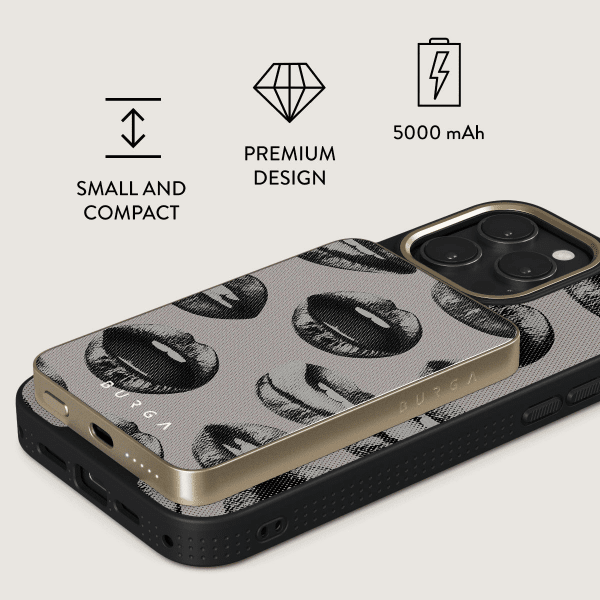 Burga Powerbank MagSafe 5000 mAh Next Mistake Guld