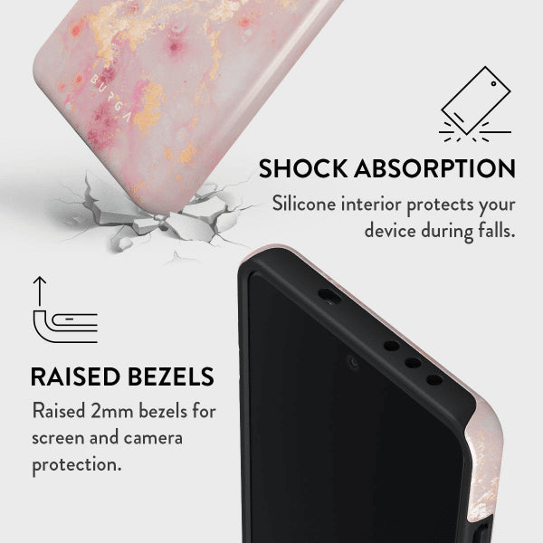 Burga OnePlus 13 Skal Tough Golden Coral