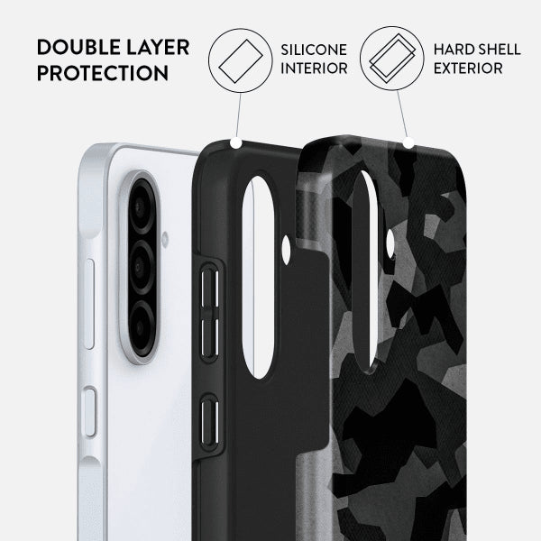 Burga Samsung Galaxy A56 Skal Tough Night Black Camo
