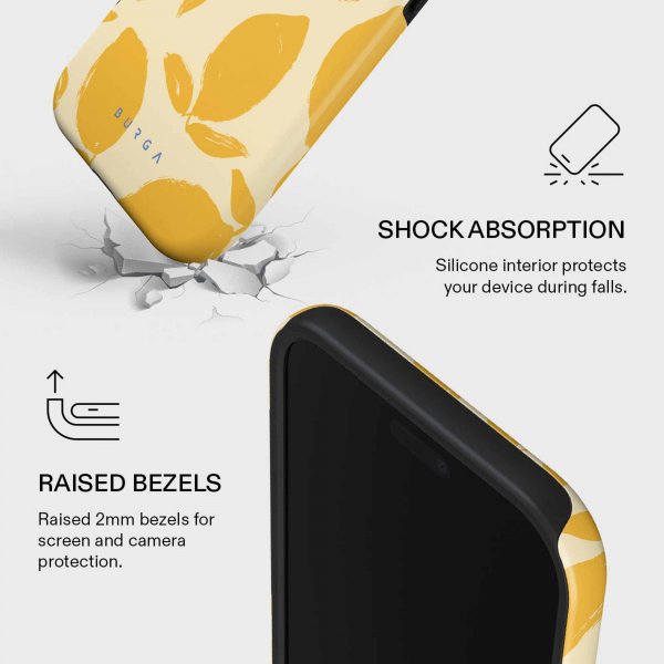 Burga iPhone Air Skal Tough MagSafe Lemon Tart