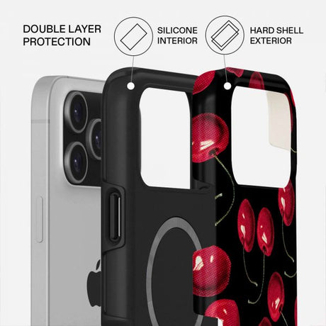 Burga iPhone 17 Pro Skal Tough MagSafe Cherrybomb