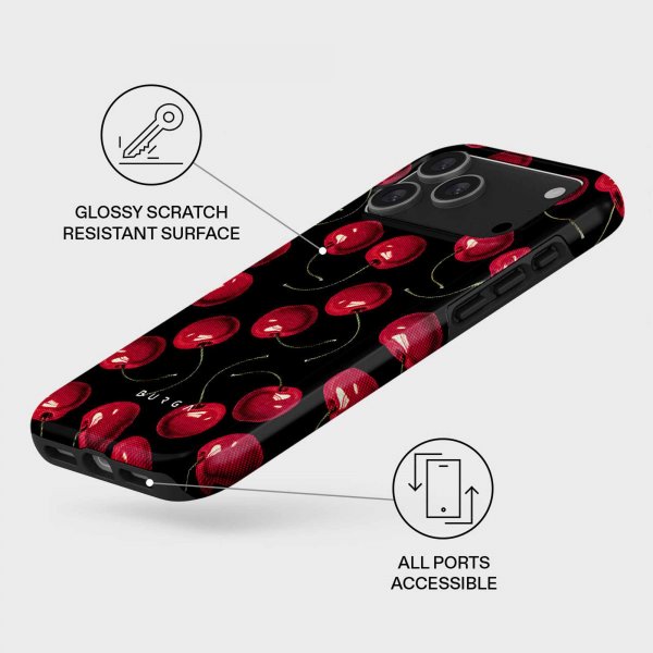 Burga iPhone 17 Pro Max Skal Tough MagSafe Cherrybomb