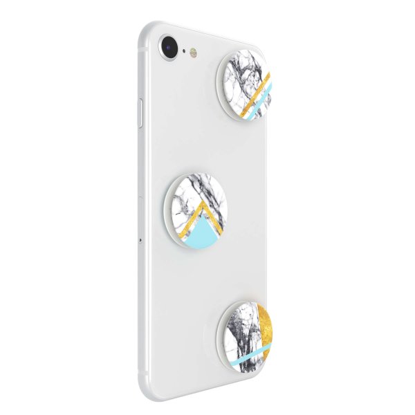 Popsockets PopMinis White Marble Glam 3-pack