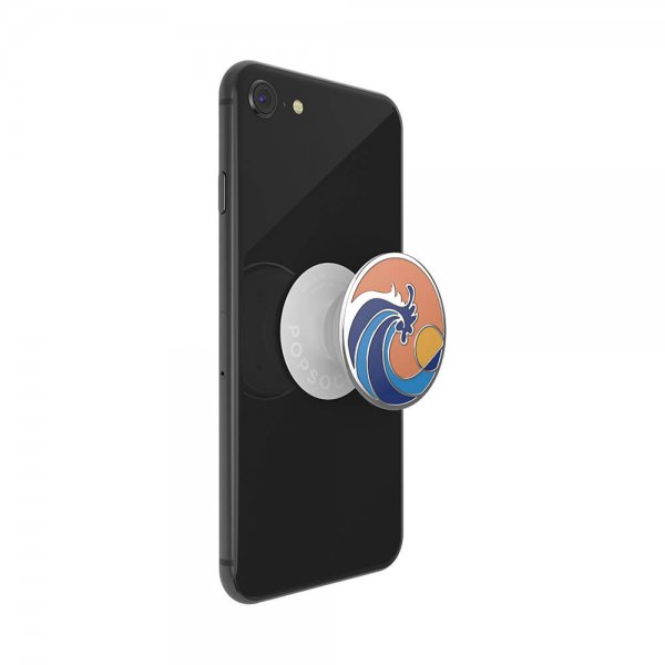 Popsockets PopGrip Enamel Ride The Wave Coral
