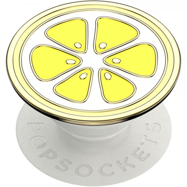 Popsockets PopGrip Enamel Lemon Slice Yellow