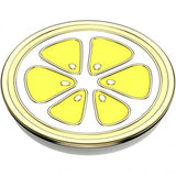 Popsockets PopGrip Enamel Lemon Slice Yellow