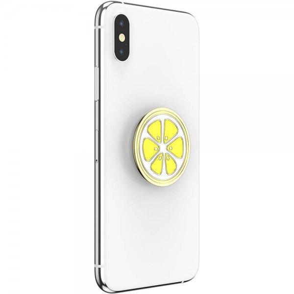 Popsockets PopGrip Enamel Lemon Slice Yellow