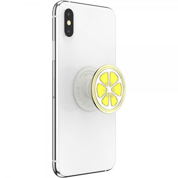 Popsockets PopGrip Enamel Lemon Slice Yellow