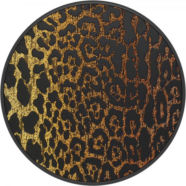 Popsockets PopGrip Embossed Metal Leopard