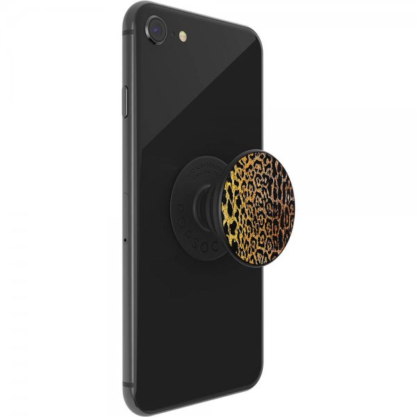 Popsockets PopGrip Embossed Metal Leopard
