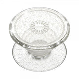 Popsockets PopGrip Clear Glitter Silver
