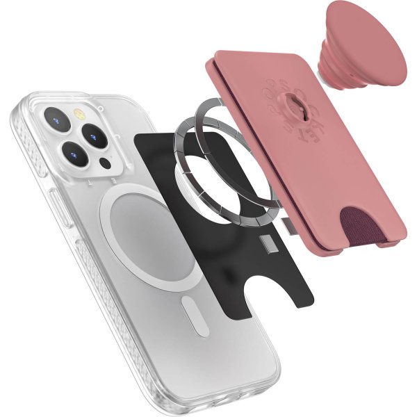 Popsockets PopWallet+ for MagSafe Clay