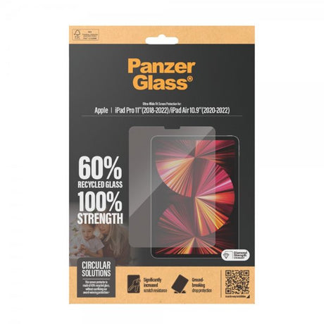PanzerGlass iPad Air 10.9 (gen 4/5)/iPad Pro 11 (gen 2/3/4) Skärmskydd Ultra-Wide Fit