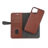 Buffalo iPhone 15 Plus Fodral 3 Kortfack Löstagbart Skal MagSeries Brun