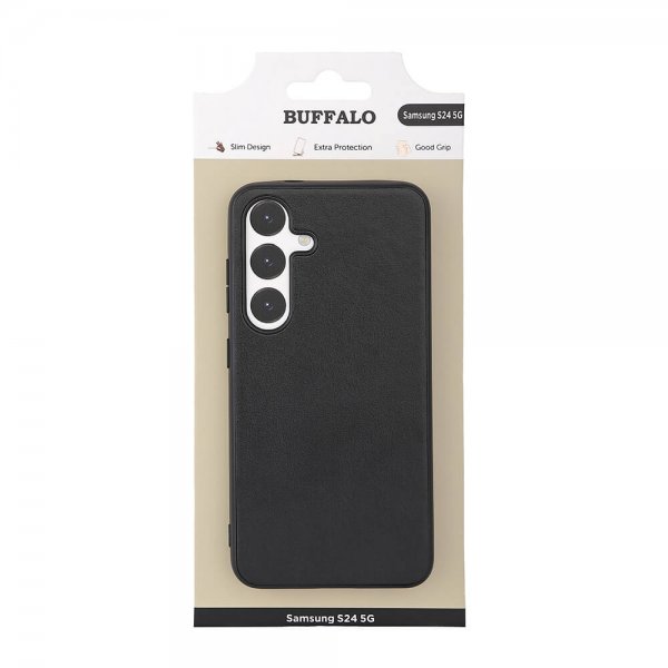 Buffalo Samsung Galaxy S24 Skal PU Svart