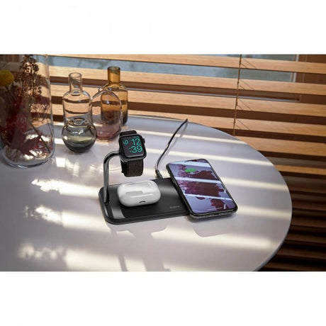 Zens Dual+Watch Aluminium Wireless Charger Svart