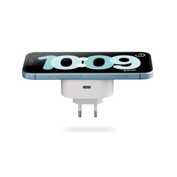 Zens Trådlös Laddare Väggadapter Qi2 MagSafe Vit