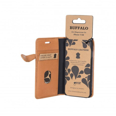 Buffalo iPhone 6/6S Fodral 2in1 Magnet Case Cognac