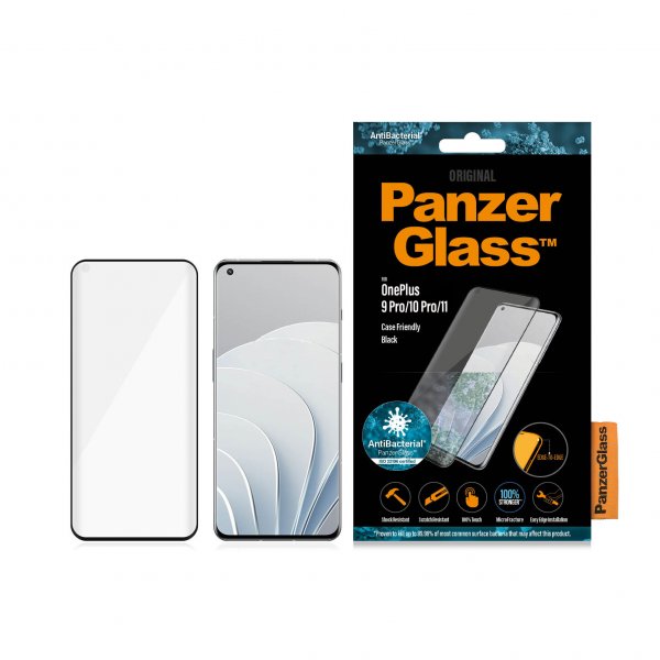 PanzerGlass OnePlus 9 Pro/10 Pro/11 Skärmskydd CaseFriendly