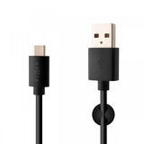 Fixed Kabel USB-A till USB-C 1m Svart