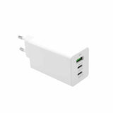 Fixed Laddare GaN Travel Charger USB-A & 2xUSB-C 65W