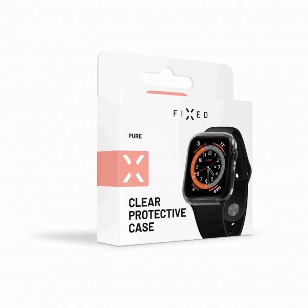 Fixed Apple Watch 44mm Skal med Inbyggt skärmskydd PURE