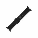 Fixed Apple Watch 44/45/46mm/Apple Watch Ultra Armband Silicone Strap Svart