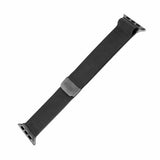 Fixed Apple Watch 44/45/46mm/Apple Watch Ultra Armband Mesh Strap Svart