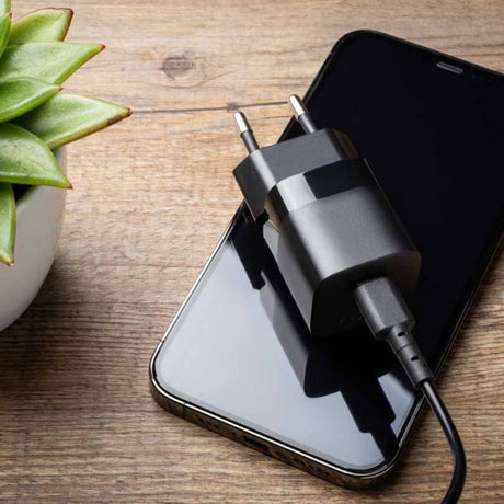Fixed Laddare Mini PD Travel Charger USB-C 25W Svart