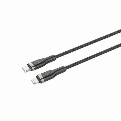 Fixed Kabel METAL Series USB-C/Lightning 2m Svart
