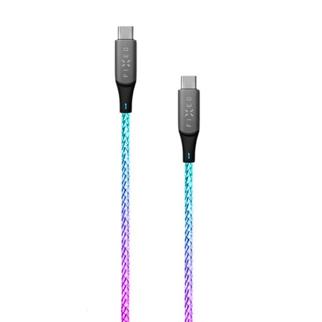 Fixed Kabel Glowing RGB LED USB-C till USB-C 1.2m
