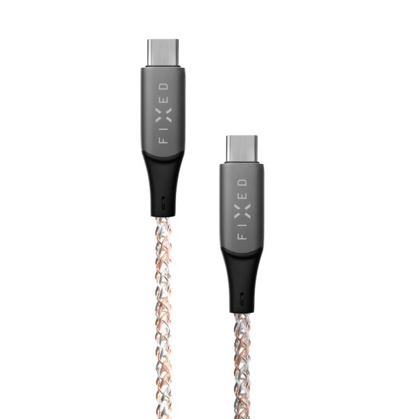 Fixed Kabel Glowing RGB LED USB-C till USB-C 1.2m