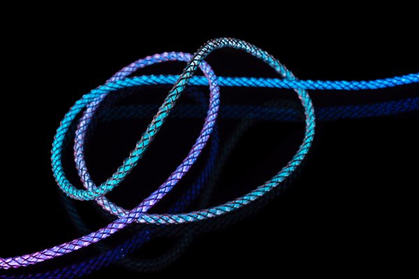 Fixed Kabel Glowing RGB LED USB-C till USB-C 1.2m