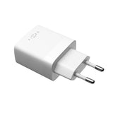 Fixed Laddare med Lightning-kabel 1m 2xUSB-A 17W Vit