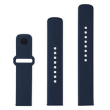 Fixed Samsung Galaxy Watch 20mm Armband Silicone Sporty Strap Blå