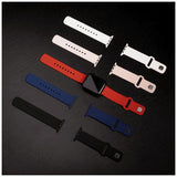 Fixed Apple Watch 44/45/46mm Armband Silicone Sporty Strap Röd