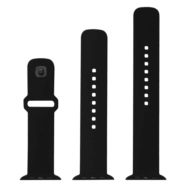 Fixed Apple Watch Ultra 49mm Armband Silicone Sporty Strap Svart