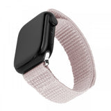 Fixed Apple Watch 44/45/46mm Armband Nylon Sporty Strap Rosa