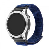 Fixed Garmin QuickFit 22mm Armband Nylon Strap Blå