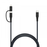 Fixed Kabel 2in1 USB-C/Lightning 60W 3m Svart