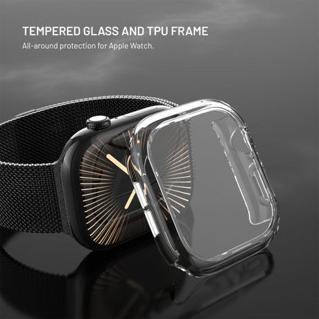 Fixed Apple Watch 42mm (Series 10) Skal med Inbyggt skärmskydd PURE
