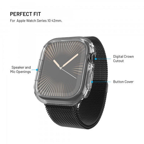 Fixed Apple Watch 42mm (Series 10) Skal med Inbyggt skärmskydd PURE