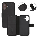 Rvelon iPhone 17 Fodral Äkta Läder Svart