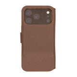 Rvelon iPhone 17 Pro Fodral Äkta Läder Brun