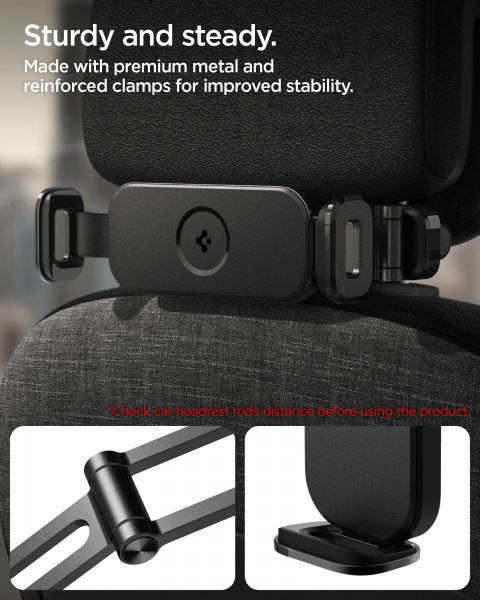 Spigen OneTap Universal Tablet Mount for Car Headrest UTS45 Svart