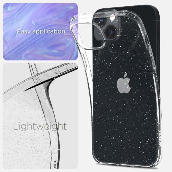 Spigen iPhone 14 Plus Skal Liquid Crystal Glitter Crystal Quartz