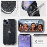 Spigen iPhone 14 Plus Skal Liquid Crystal Glitter Crystal Quartz