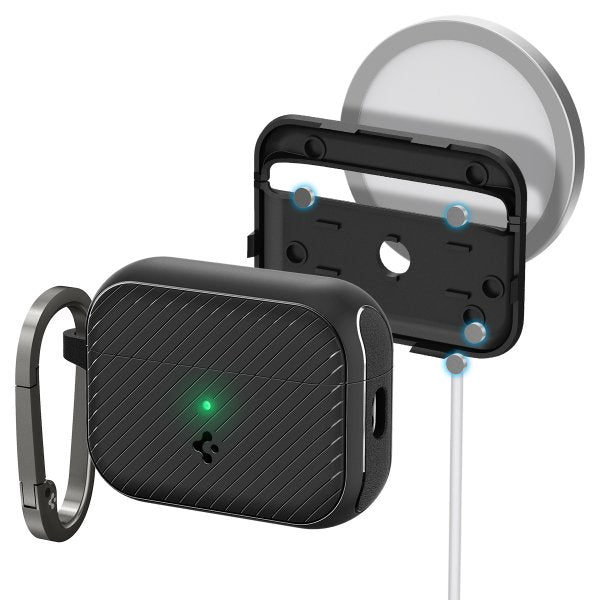 Spigen AirPods Pro 2 Skal Mag Armor MagFit Matte Black