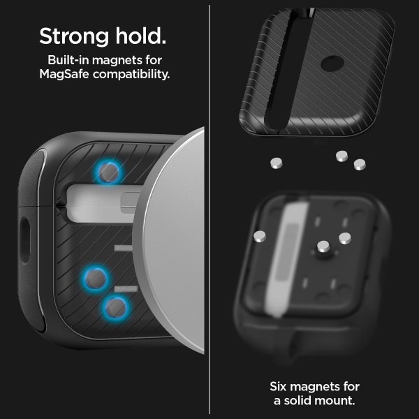 Spigen AirPods Pro 2 Skal Mag Armor MagFit Matte Black